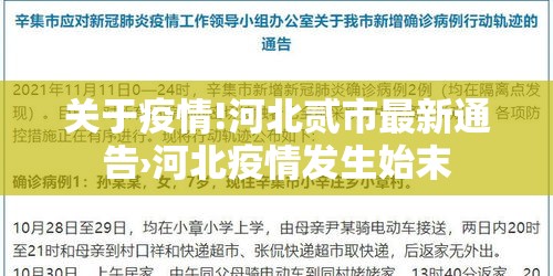 关于疫情!河北贰市最新通告›河北疫情发生始末