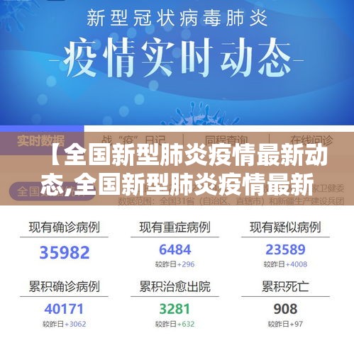 【全国新型肺炎疫情最新动态,全国新型肺炎疫情最新动态图】