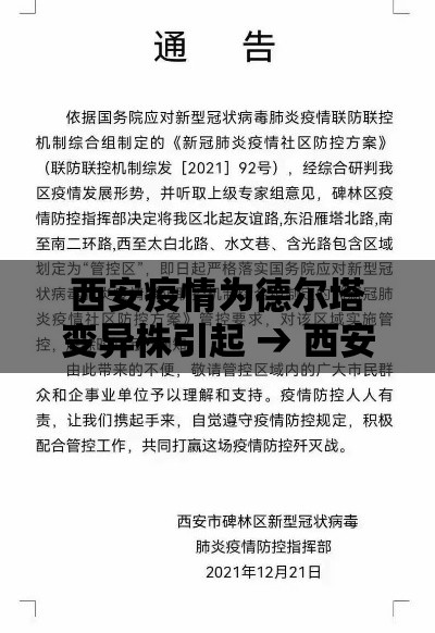 西安疫情为德尔塔变异株引起 → 西安疫情毒株为奥密克戎变异株 西安疫情为德尔塔变异株引起 → 西安疫情毒株为奥密克戎变异株