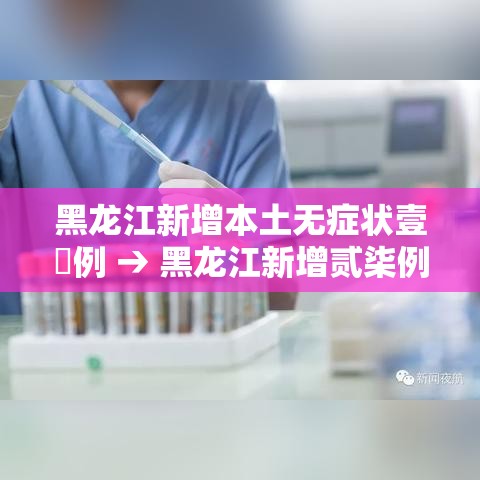 黑龙江新增本土无症状壹無例 → 黑龙江新增贰柒例确诊 陆例无症状