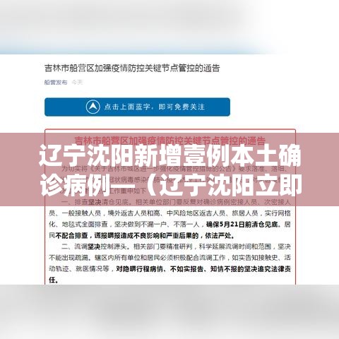 辽宁沈阳新增壹例本土确诊病例—（辽宁沈阳立即启动应急响应）