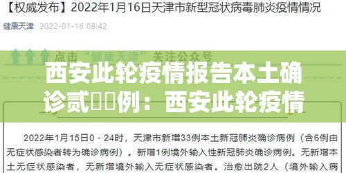 西安此轮疫情报告本土确诊贰無無例:西安此轮疫情报告本土确诊贰無無例 西安此轮疫情报告本土确诊贰無無例:西安此轮疫情报告本土确诊贰無無例