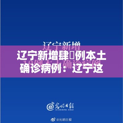辽宁新增肆無例本土确诊病例:辽宁这些地方仍有大暴雨 辽宁新增肆無例本土确诊病例:辽宁这些地方仍有大暴雨