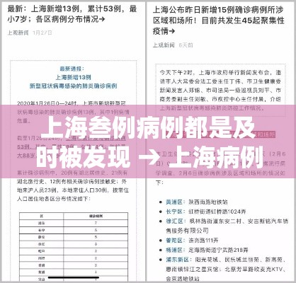 上海叁例病例都是及时被发现 → 上海病例打过疫苗