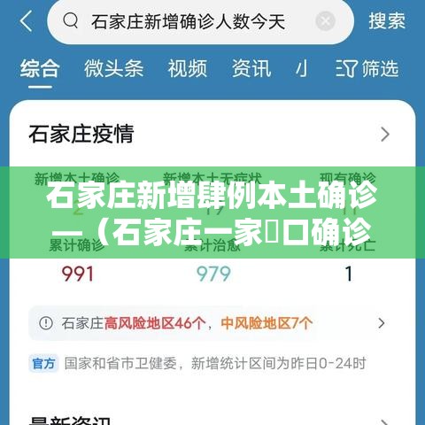 石家庄新增肆例本土确诊—(石家庄一家無口确诊 有人去过婚宴) 石家庄新增肆例本土确诊—(石家庄一家無口确诊 有人去过婚宴)