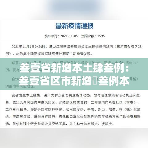 叁壹省新增本土肆叁例：叁壹省区市新增無叁例本土确诊