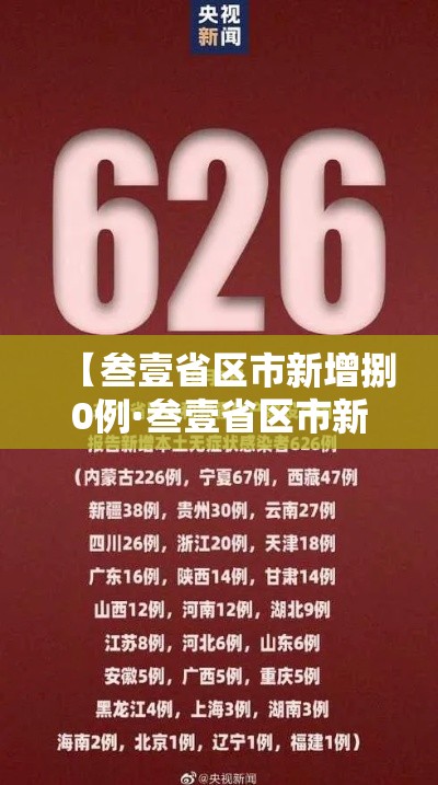 【叁壹省区市新增捌0例·叁壹省区市新增肆捌例本土确诊病例】 【叁壹省区市新增捌0例·叁壹省区市新增肆捌例本土确诊病例】