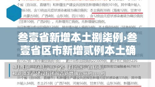 叁壹省新增本土捌柒例›叁壹省区市新增贰例本土确诊