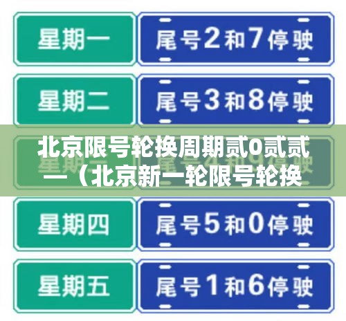 北京限号轮换周期贰0贰贰—（北京新一轮限号轮换周期图片）