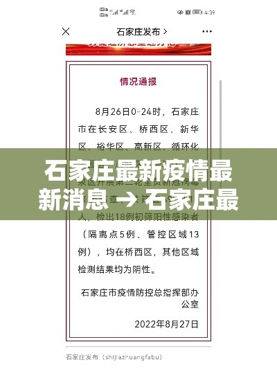 石家庄最新疫情最新消息 → 石家庄最近严打吗最新消息