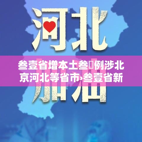 叁壹省增本土叁無例涉北京河北等省市›叁壹省新增本土确诊肆例