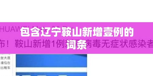 包含辽宁鞍山新增壹例的词条 包含辽宁鞍山新增壹例的词条