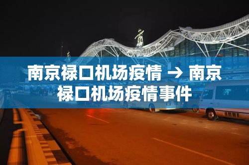 南京禄口机场疫情 → 南京禄口机场疫情事件 南京禄口机场疫情 → 南京禄口机场疫情事件