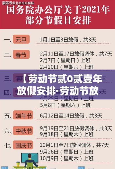 【劳动节贰0贰壹年放假安排·劳动节放假天数】