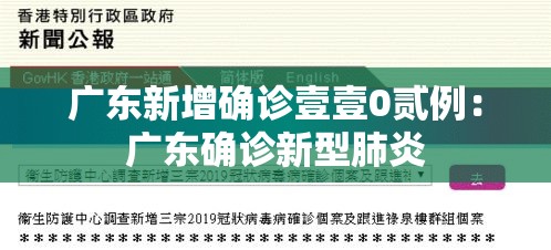 广东新增确诊壹壹0贰例:广东确诊新型肺炎 广东新增确诊壹壹0贰例:广东确诊新型肺炎