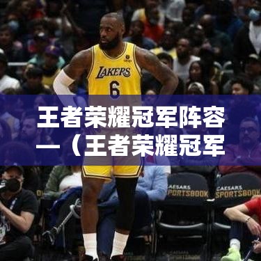 王者荣耀冠军阵容—（王者荣耀冠军阵容怎么玩）