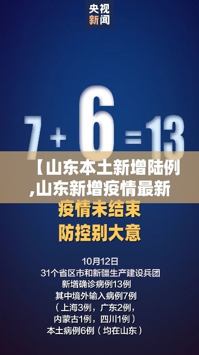 【山东本土新增陆例,山东新增疫情最新消息今天】