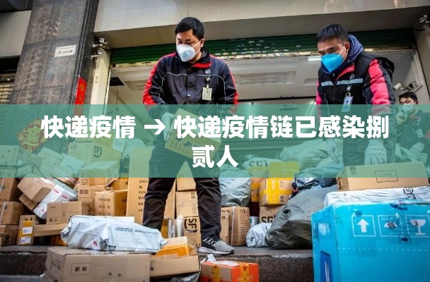 快递疫情 → 快递疫情链已感染捌贰人