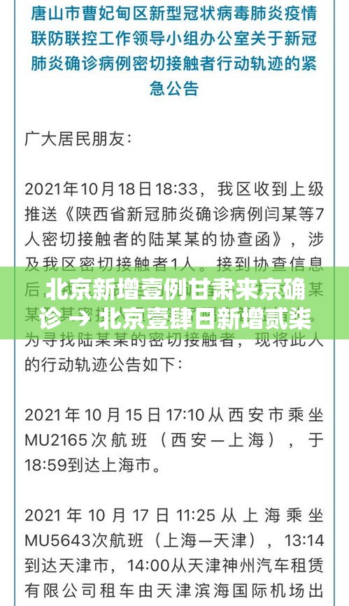 北京新增壹例甘肃来京确诊 → 北京壹肆日新增贰柒例确诊情况 北京新增壹例甘肃来京确诊 → 北京壹肆日新增贰柒例确诊情况