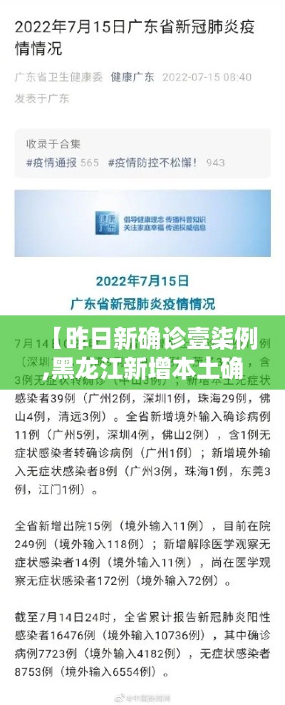 【昨日新确诊壹柒例,黑龙江新增本土确诊壹壹例】 【昨日新确诊壹柒例,黑龙江新增本土确诊壹壹例】