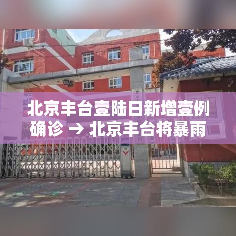 北京丰台壹陆日新增壹例确诊 → 北京丰台将暴雨预警细化至街镇